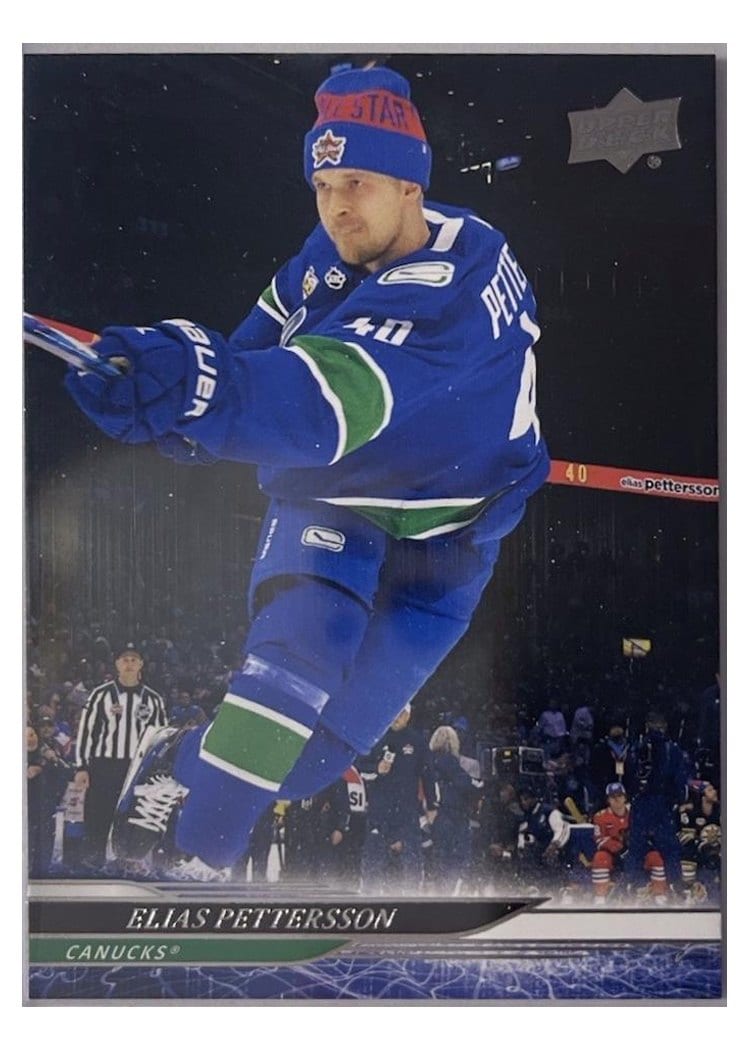 2024-25 Upper Deck Base Set Elias Pettersson #693 card