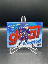 2025-26 Upper Deck Goal Oriented Elias Pettersson #GO-10 card