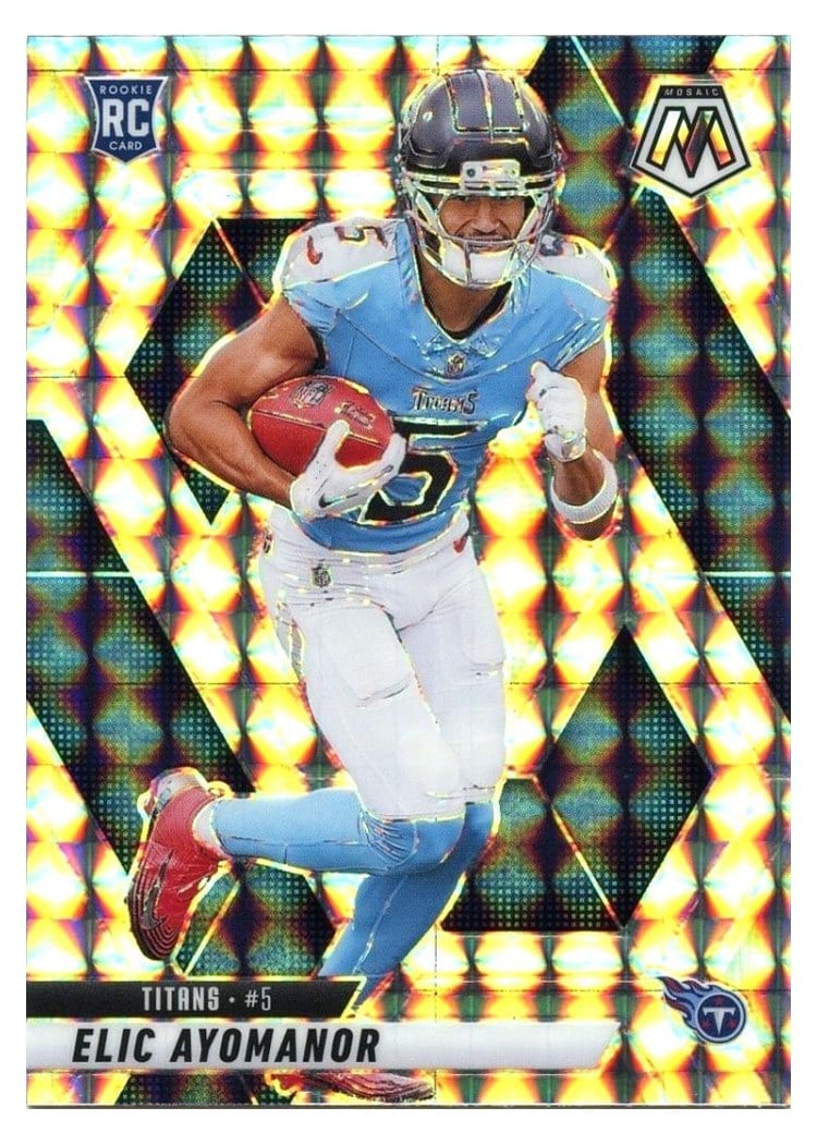 2025 Panini Mosaic Base Set Elic Ayomanor #333 card