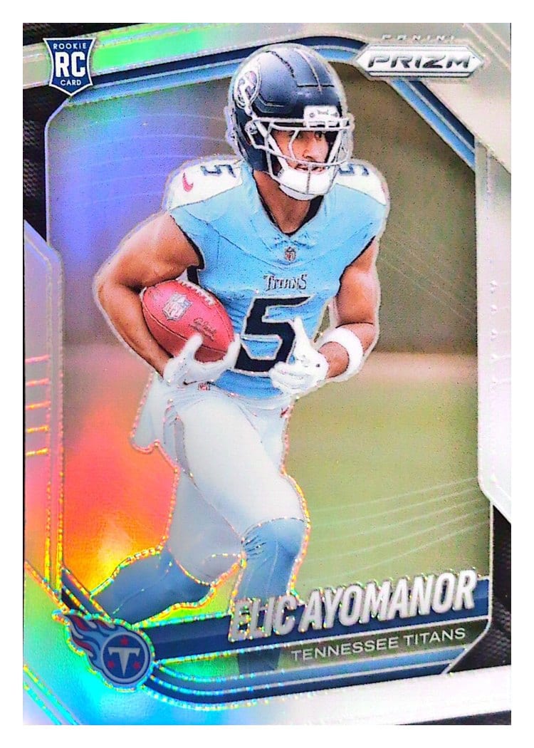 2025 Panini Prizm Base Set Elic Ayomanor #321 card