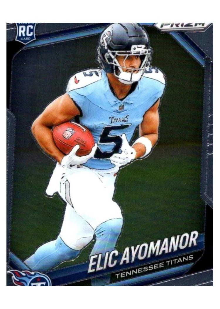 2025 Panini Prizm Base Set Elic Ayomanor #321 card