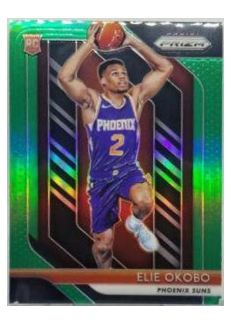 2018-19 Panini Prizm Base Set Elie Okobo Green Prizm #299 card