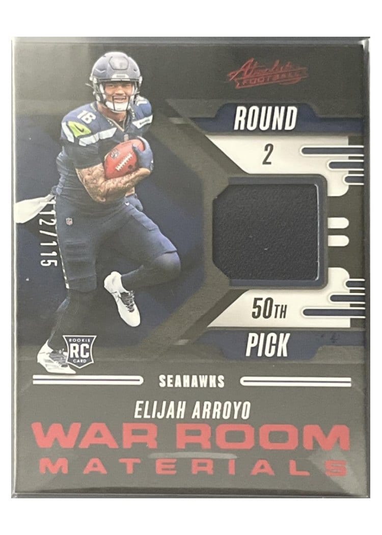 2025 Panini Absolute War Room Materials Elijah Arroyo #WRM-EAO card