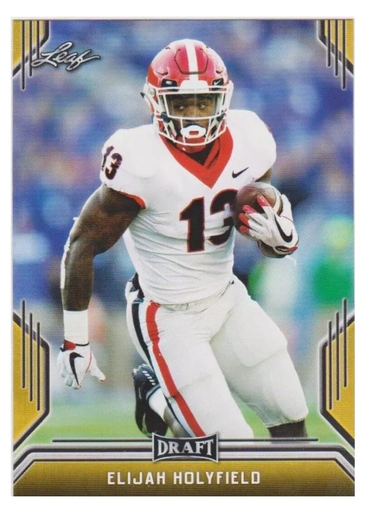 2019 Leaf Draft Elijah Holyfield #29 card
