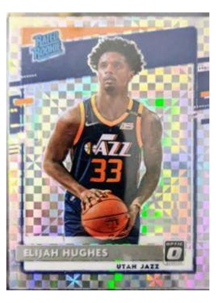 2020-21 Donruss Optic Base Set Elijah Hughes #192 card