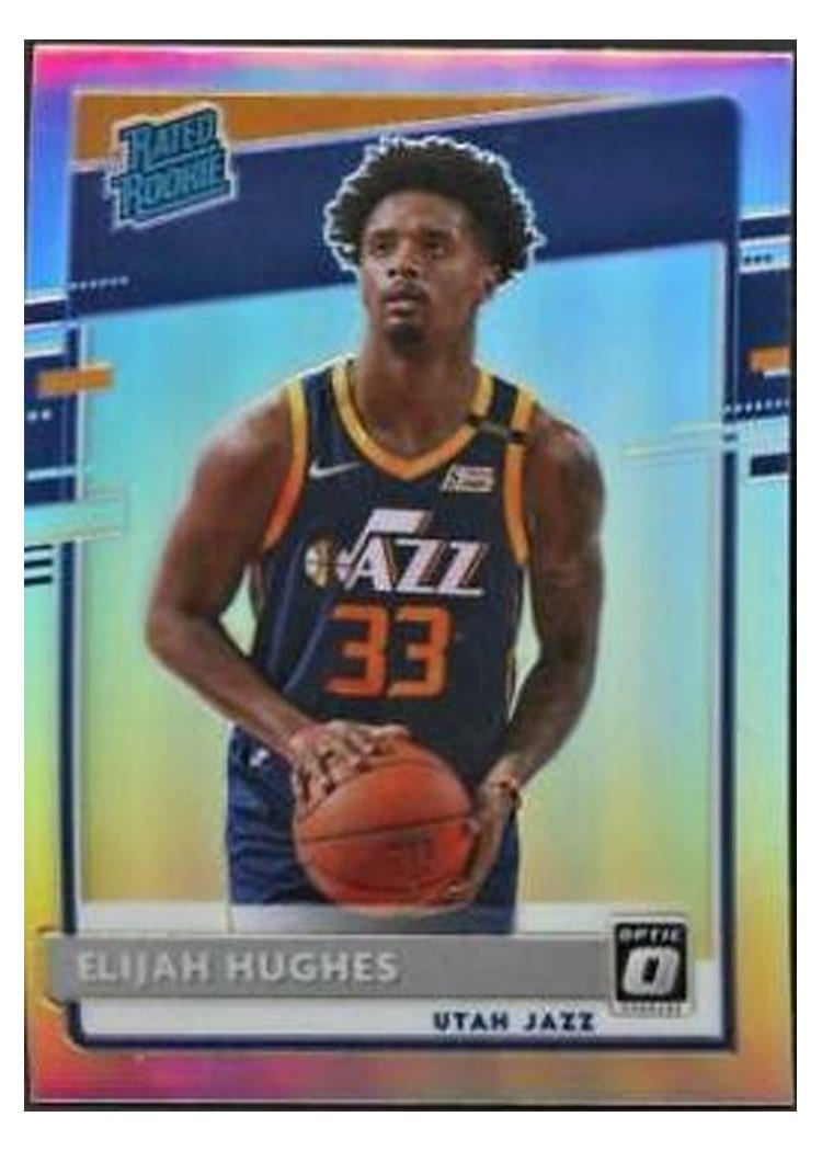 2020-21 Donruss Optic Base Set Elijah Hughes #192 card