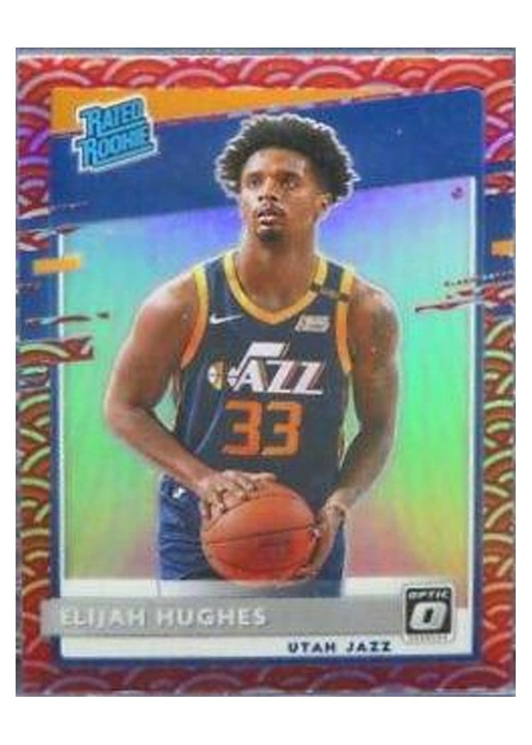 2020-21 Donruss Optic Base Set Elijah Hughes #192 card