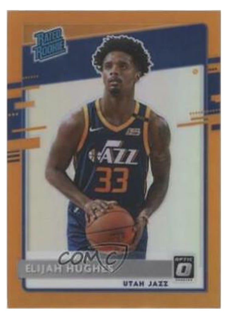 2020-21 Donruss Optic Base Set Elijah Hughes #192 card