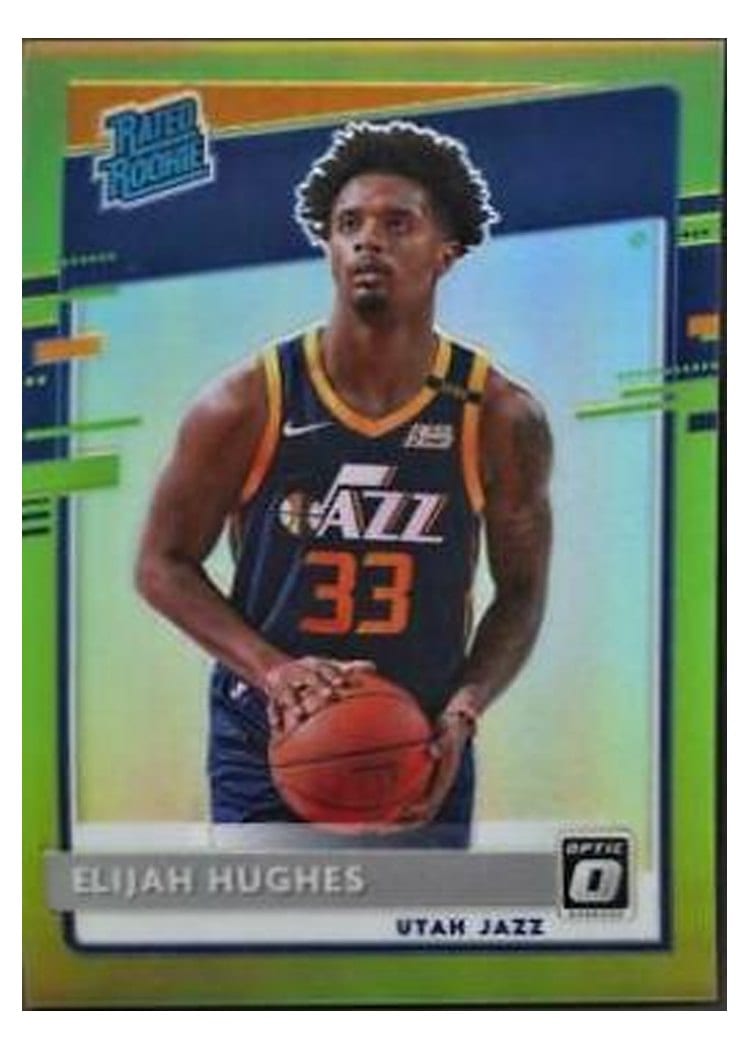 2020-21 Donruss Optic Base Set Elijah Hughes #192 card
