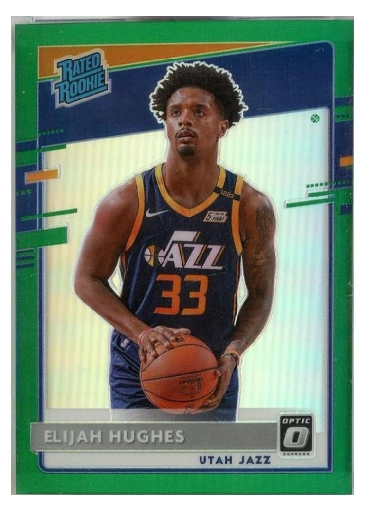 2020-21 Donruss Optic Base Set Elijah Hughes #192 card