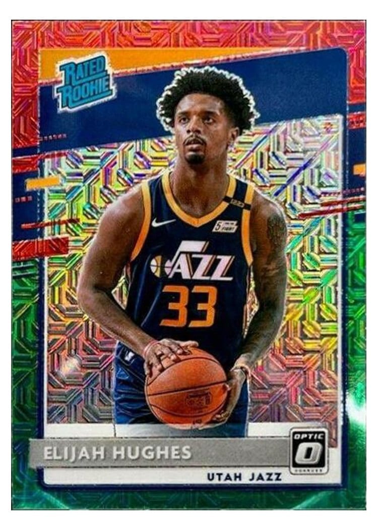 2020-21 Donruss Optic Base Set Elijah Hughes #192 card
