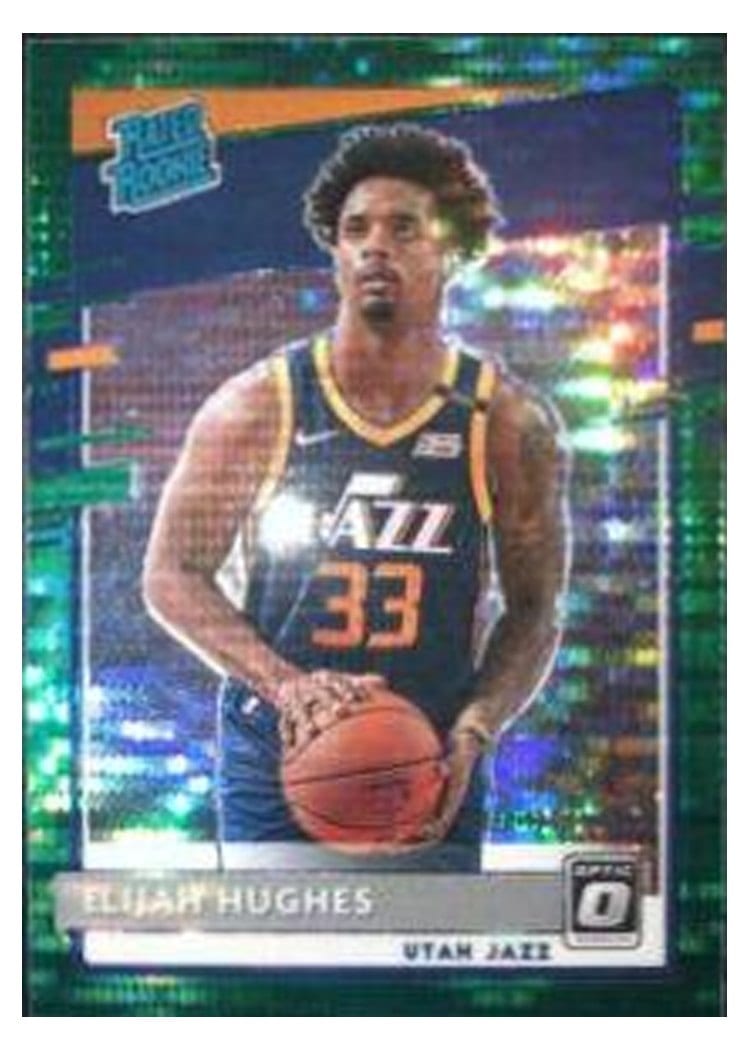 2020-21 Donruss Optic Base Set Elijah Hughes #192 card