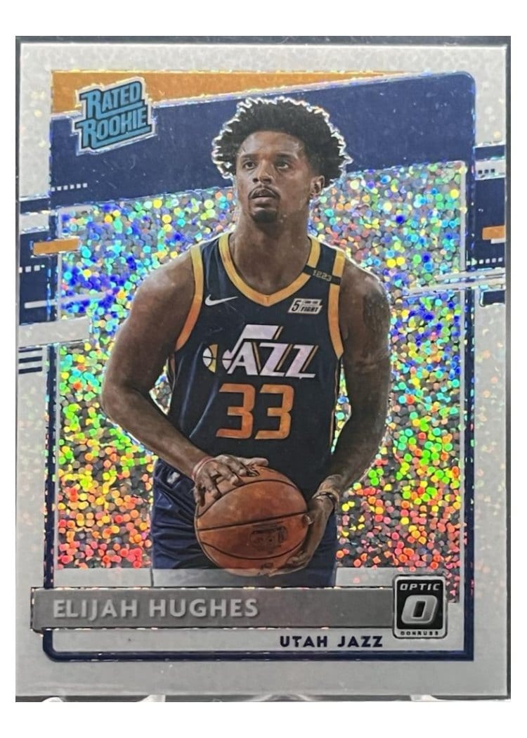 2020-21 Donruss Optic Base Set Elijah Hughes #192 card