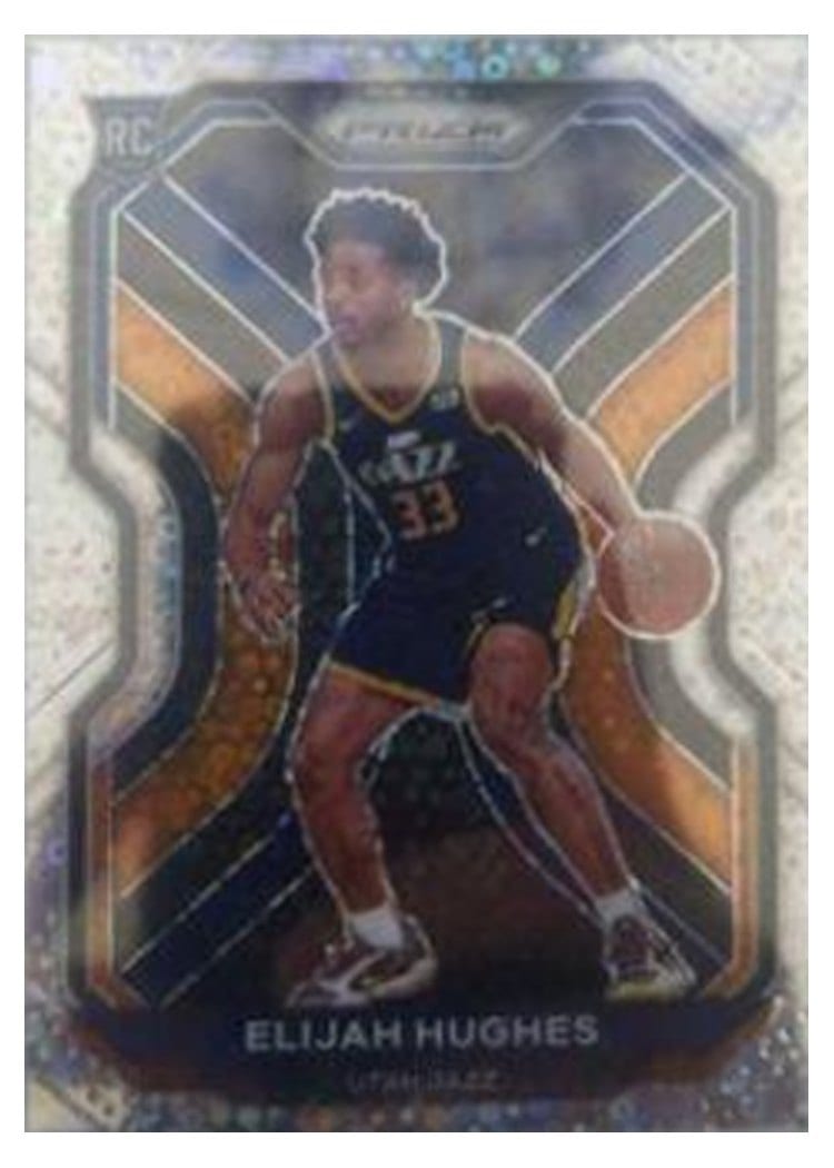 2020-21 Panini Prizm Base Set Elijah Hughes #271 card