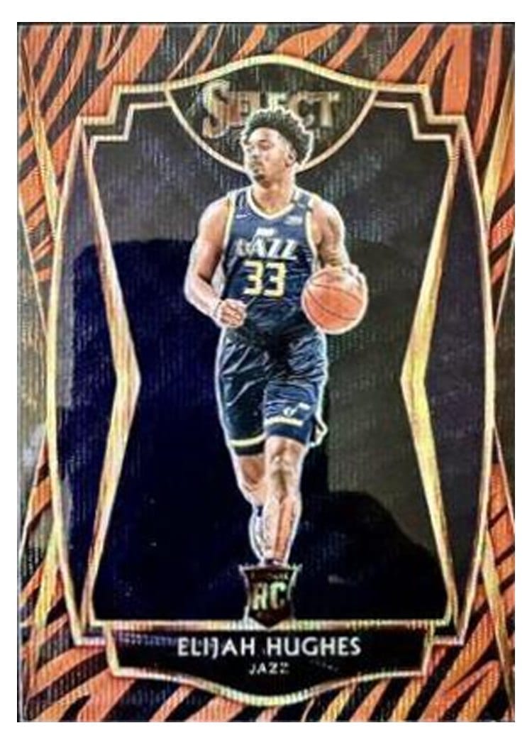 2020-21 Panini Select Base Set Elijah Hughes #168 card