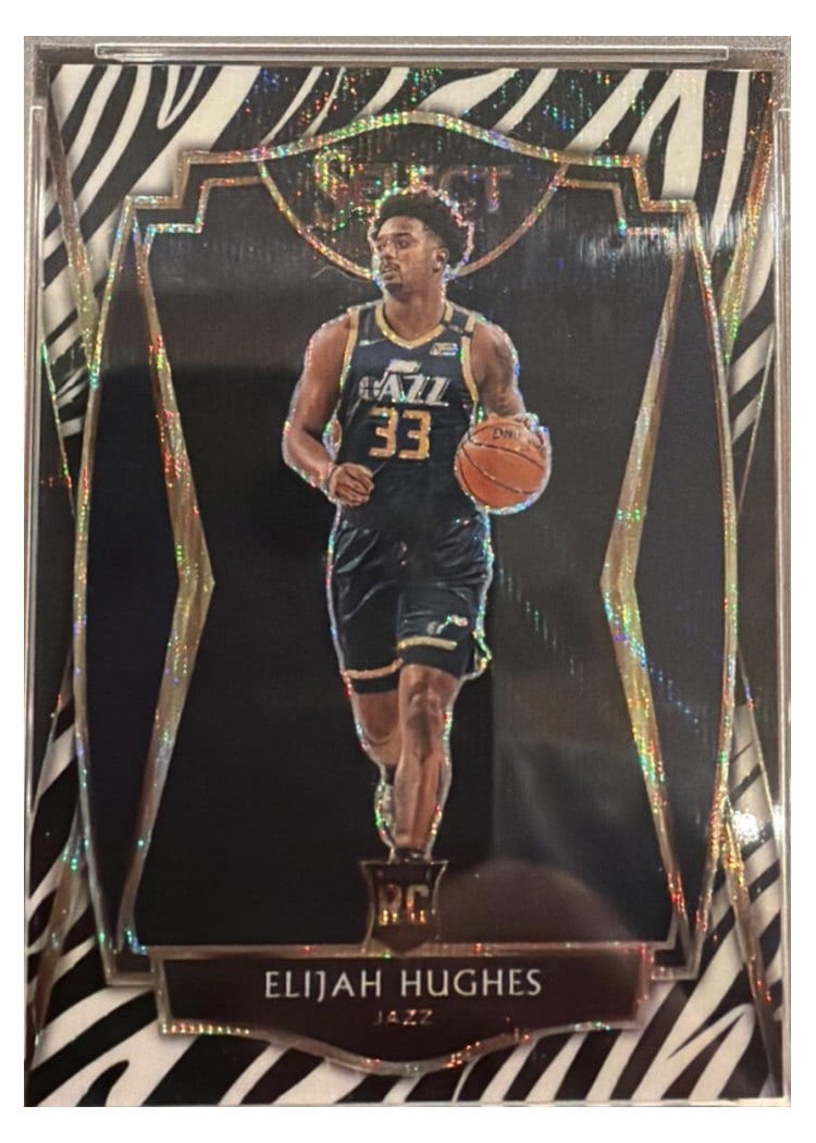 2020-21 Panini Select Base Set Elijah Hughes #168 card
