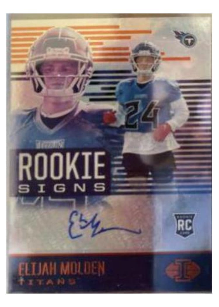 2021 Panini Illusions Rookie Signs Elijah Molden #RS-EM card
