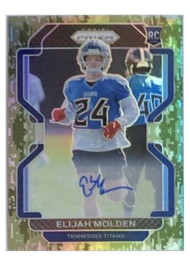 2021 Panini Prizm Base Set Elijah Molden #422 card