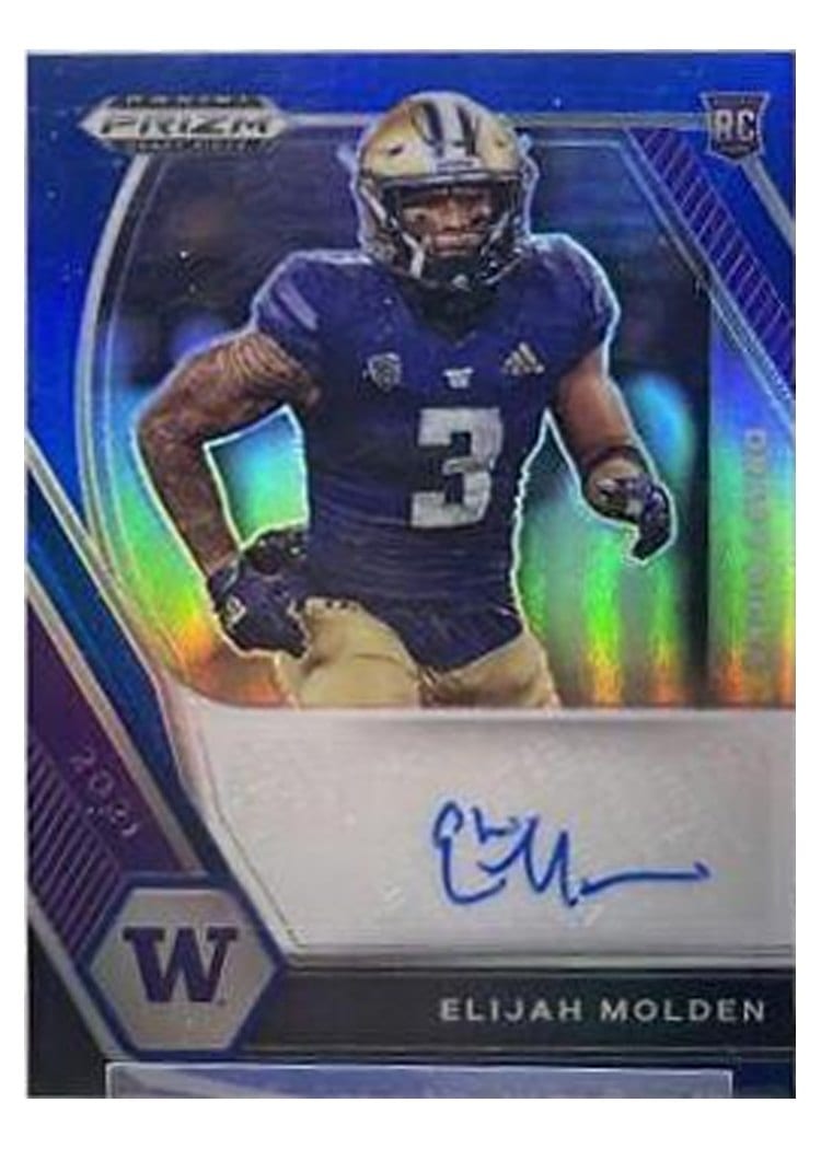 2021 Panini Prizm Base Set Elijah Molden #422 card