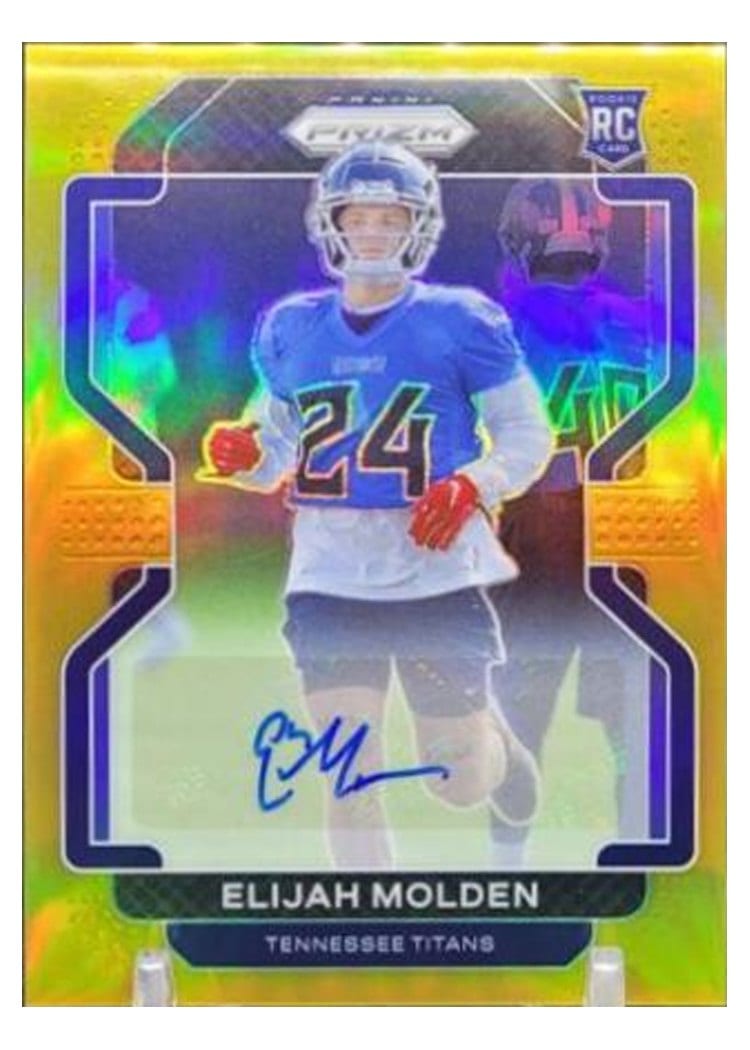 2021 Panini Prizm Base Set Elijah Molden #422 card