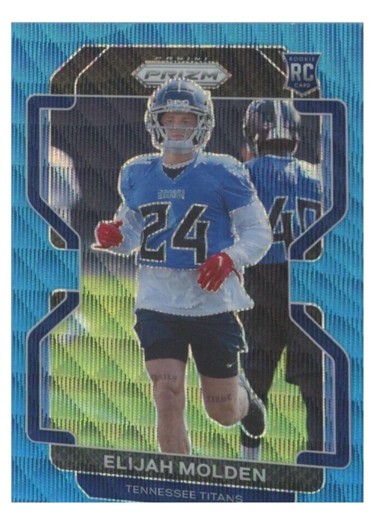 2021 Panini Prizm Base Set Elijah Molden #422 card