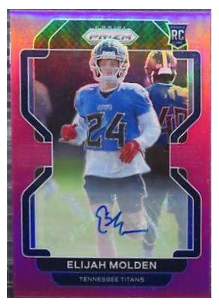 2021 Panini Prizm Base Set Elijah Molden #422 card