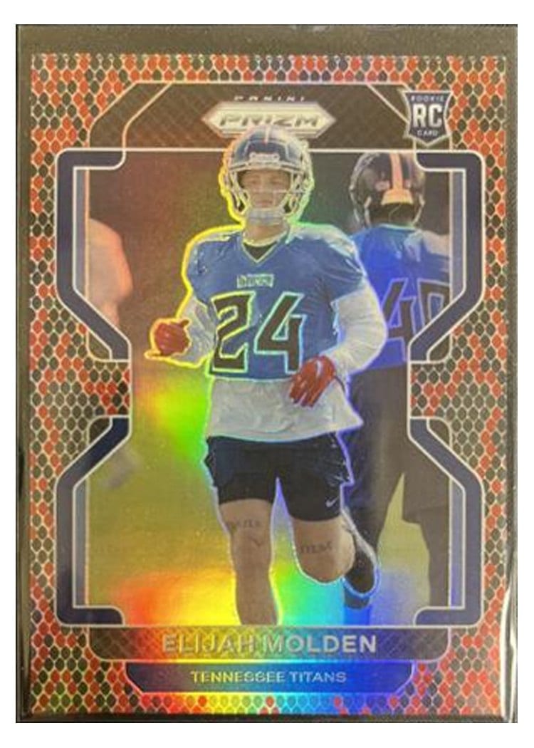 2021 Panini Prizm Base Set Elijah Molden #422 card
