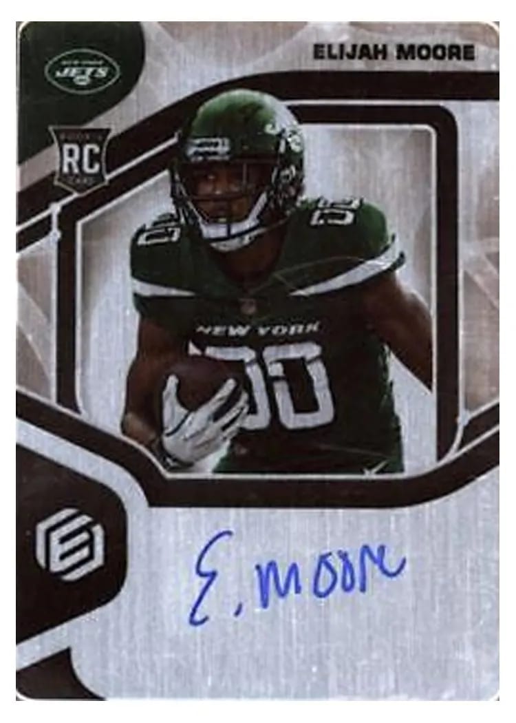 2021 Panini Elements Elijah Moore Signature #139 card