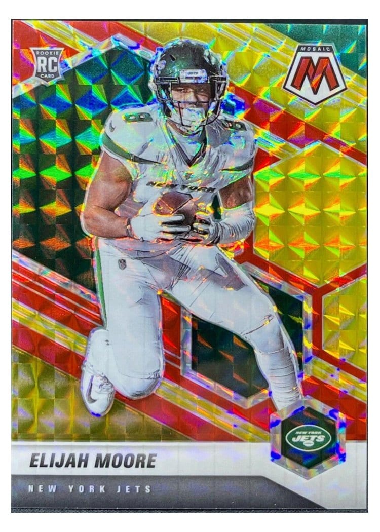 2021 Panini Mosaic Base Set Elijah Moore #316 card