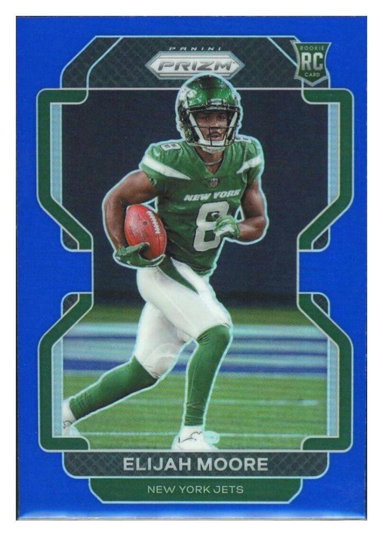 2021 Panini Prizm Base Set Elijah Moore #346 card