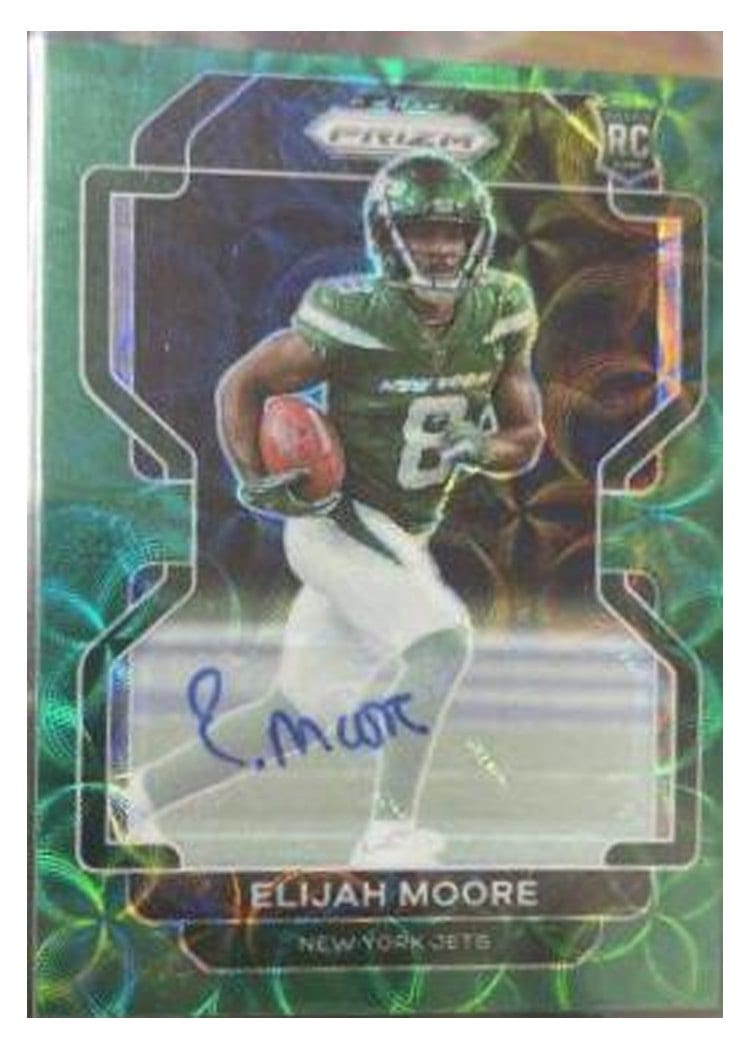 2021 Panini Prizm Base Set Elijah Moore #346 card