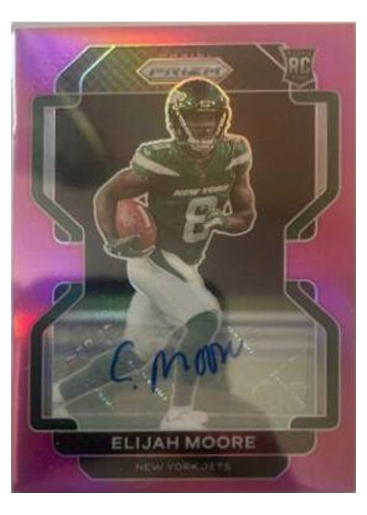 2021 Panini Prizm Base Set Elijah Moore #346 card
