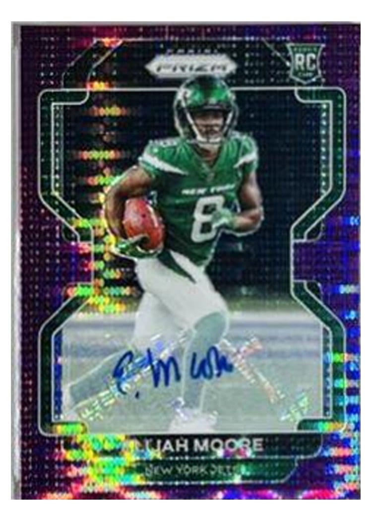 2021 Panini Prizm Base Set Elijah Moore #346 card