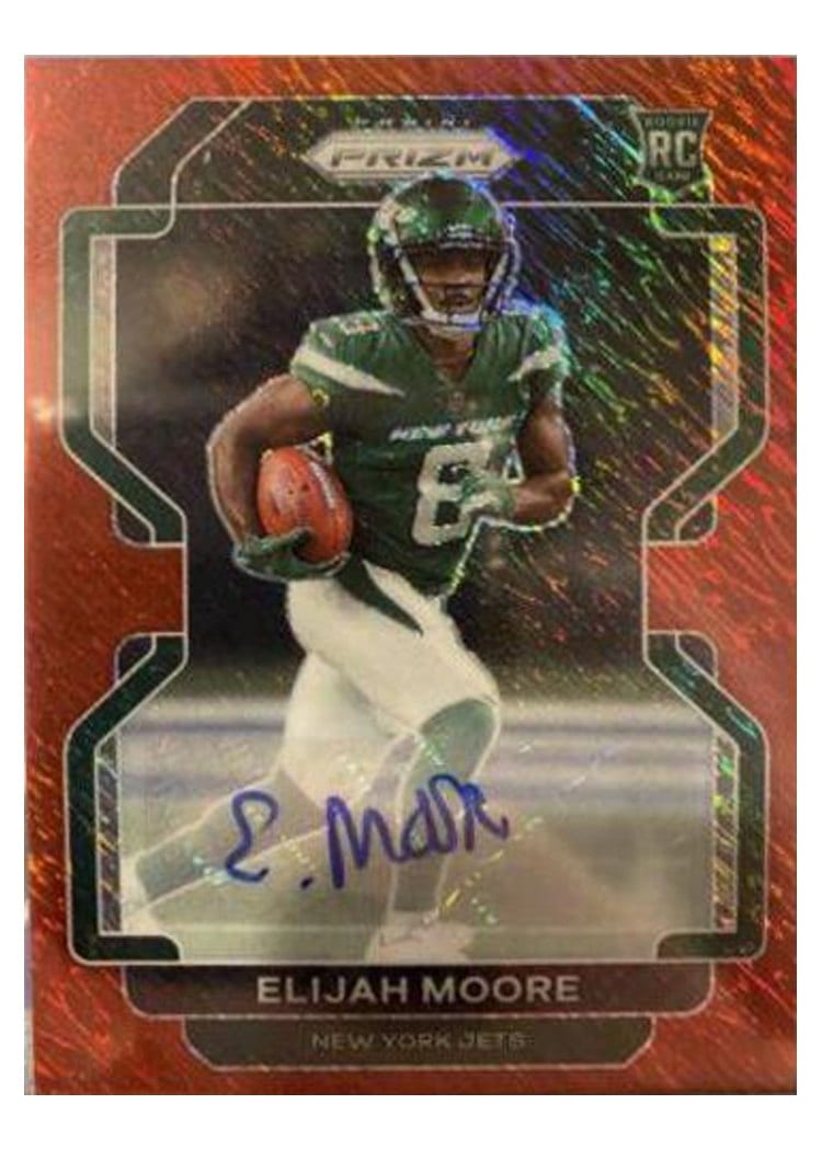 2021 Panini Prizm Base Set Elijah Moore #346 card