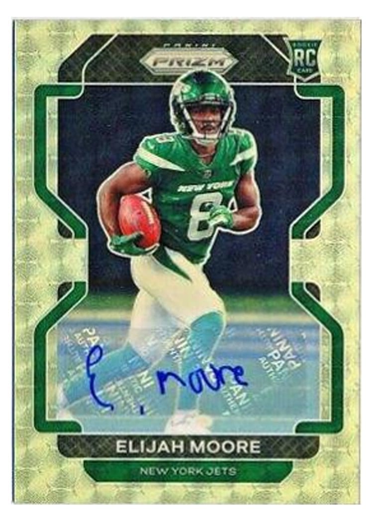 2021 Panini Prizm Base Set Elijah Moore #346 card