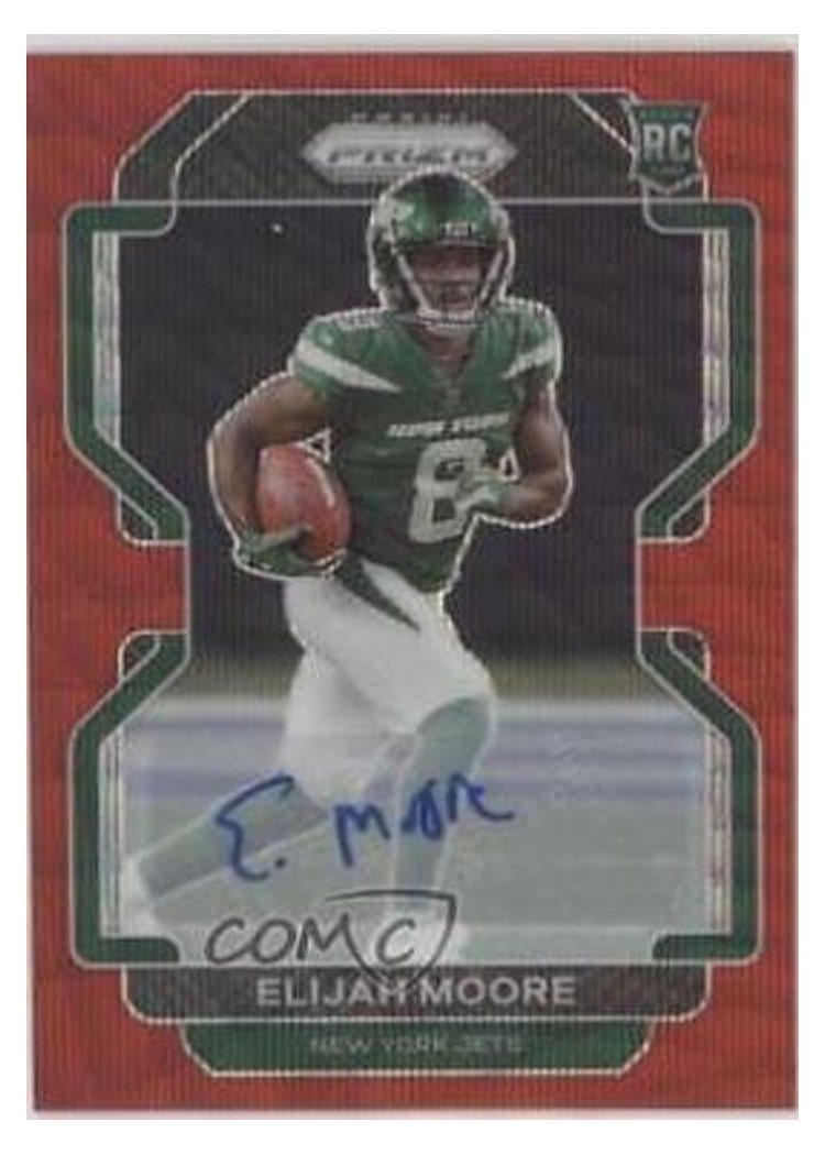 2021 Panini Prizm Base Set Elijah Moore #346 card