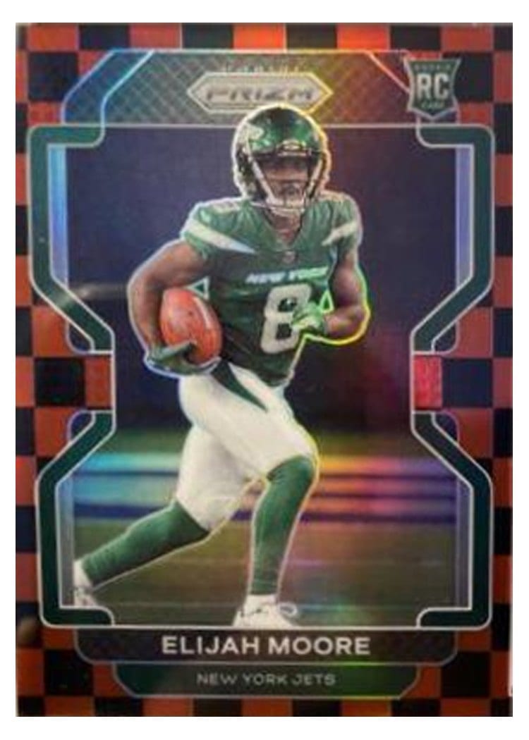 2021 Panini Prizm Base Set Elijah Moore #346 card