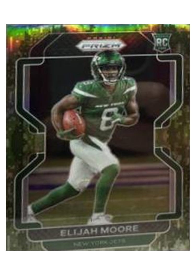 2021 Panini Prizm Base Set Elijah Moore #346 card