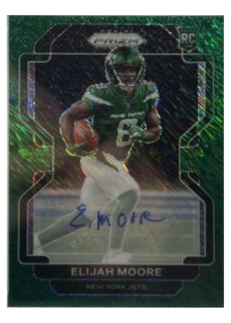 2021 Panini Prizm Base Set Elijah Moore #346 card