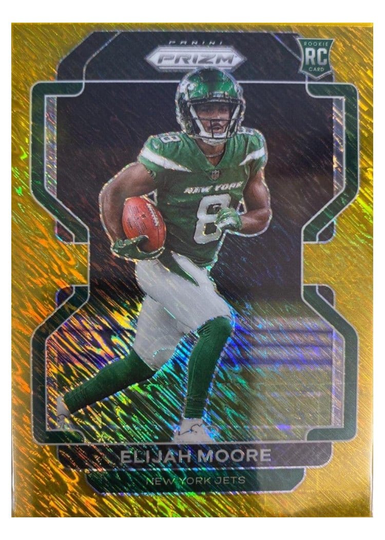 2021 Panini Prizm Base Set Elijah Moore #346 card