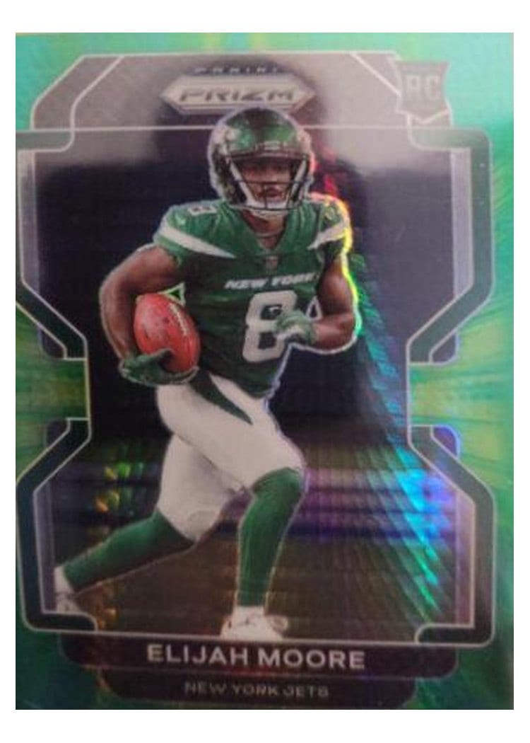2021 Panini Prizm Base Set Elijah Moore #346 card