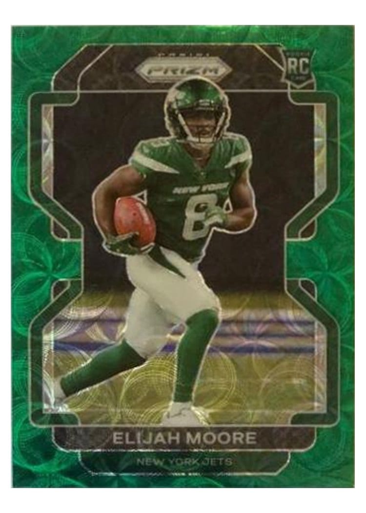 2021 Panini Prizm Base Set Elijah Moore #346 card