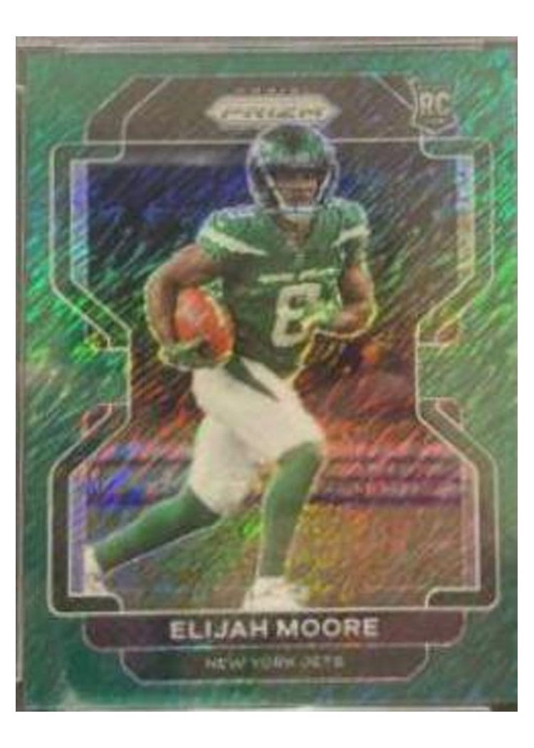 2021 Panini Prizm Base Set Elijah Moore #346 card