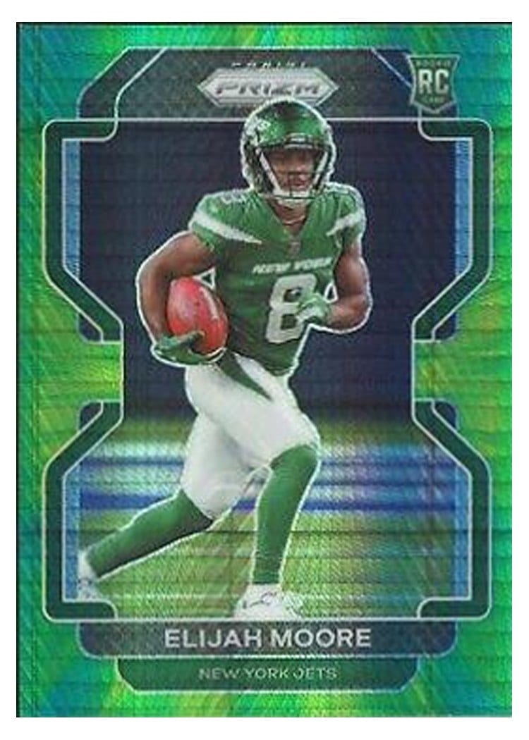 2021 Panini Prizm Base Set Elijah Moore #346 card