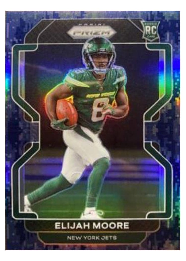 2021 Panini Prizm Base Set Elijah Moore #346 card