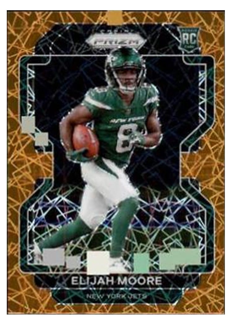 2021 Panini Prizm Base Set Elijah Moore #346 card