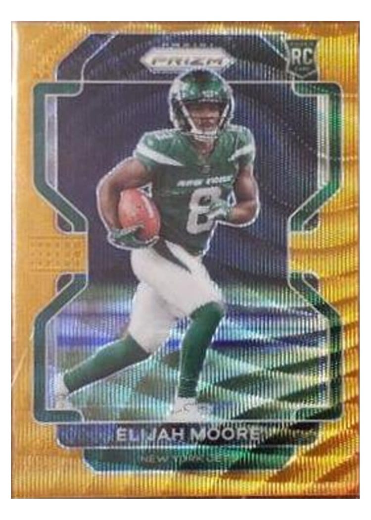 2021 Panini Prizm Base Set Elijah Moore #346 card