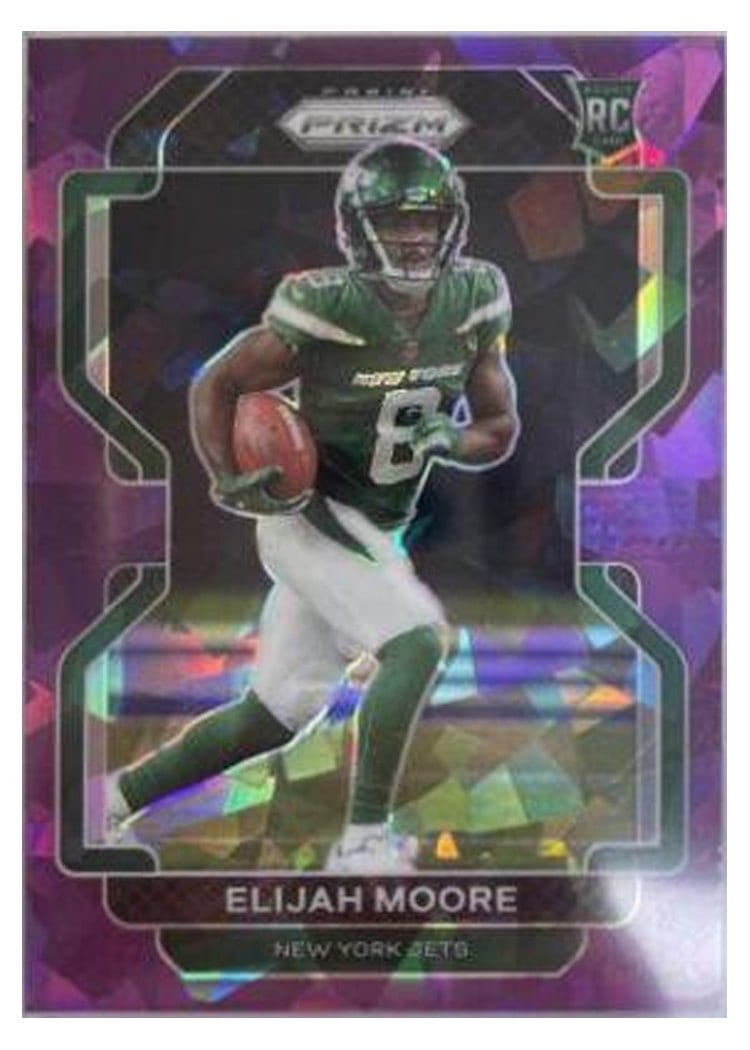 2021 Panini Prizm Base Set Elijah Moore #346 card