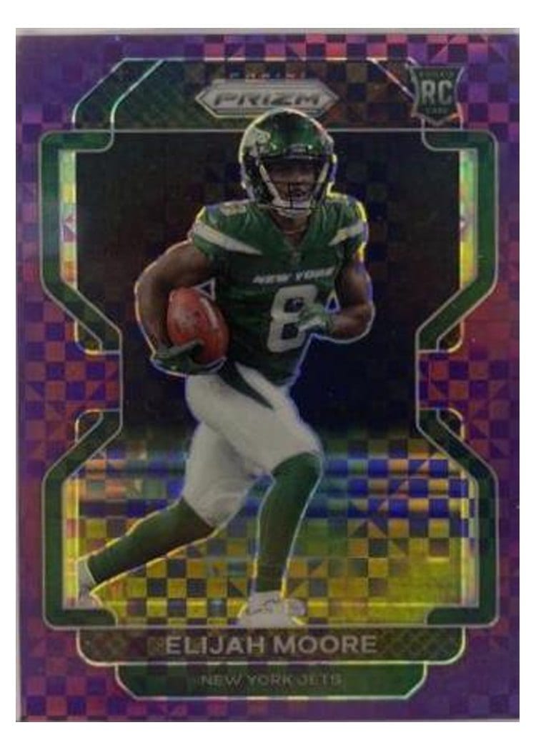 2021 Panini Prizm Base Set Elijah Moore #346 card