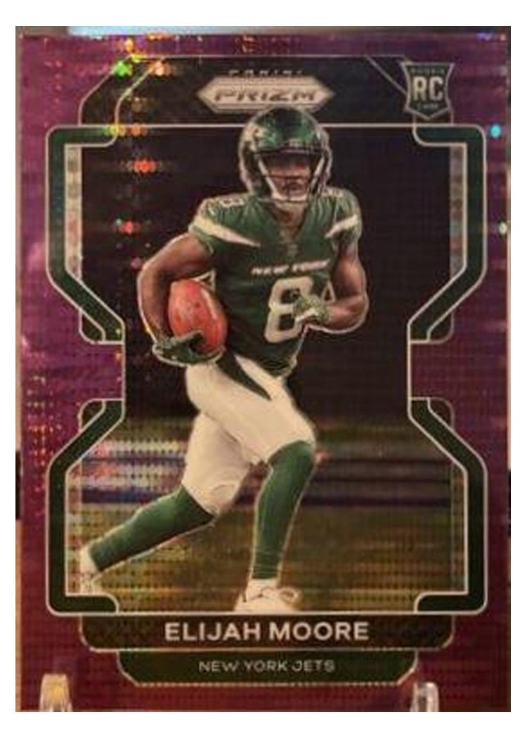 2021 Panini Prizm Base Set Elijah Moore #346 card